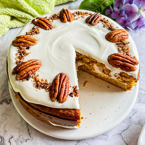 Carrot Cake Sin Gluten de Dulces Free