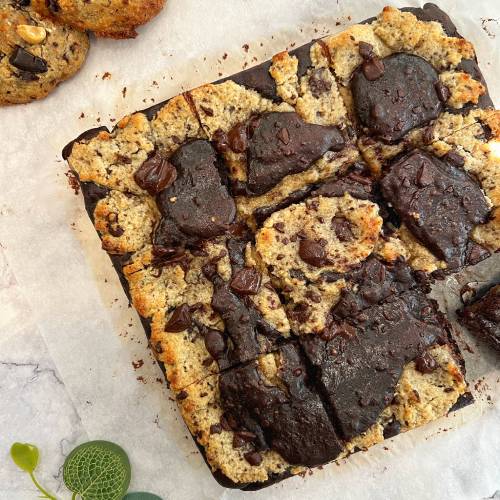 brookie sin gluten y sin azúcar refinado